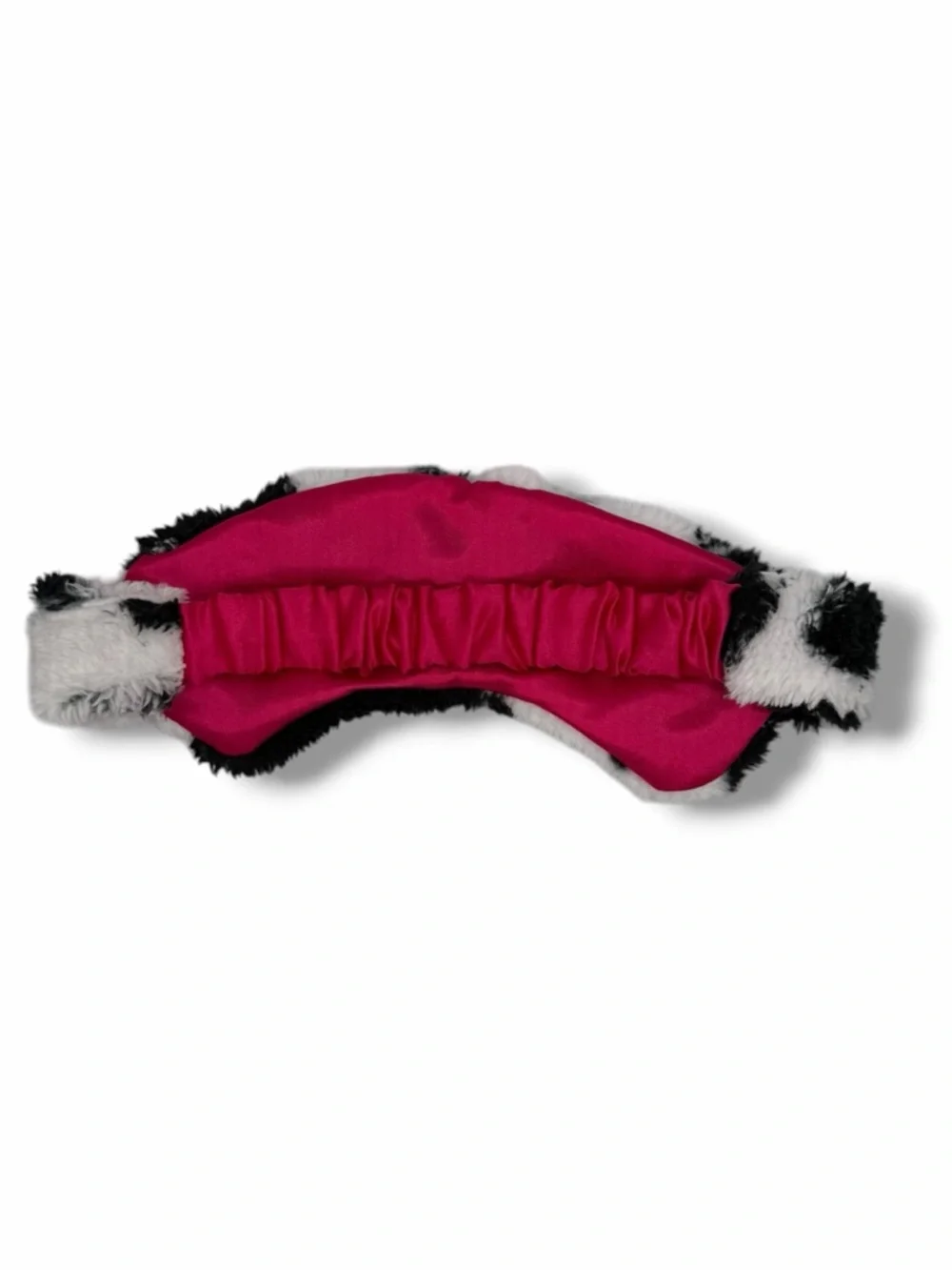 Plush Faux Fur Pink Eye Mask Sleep Mask